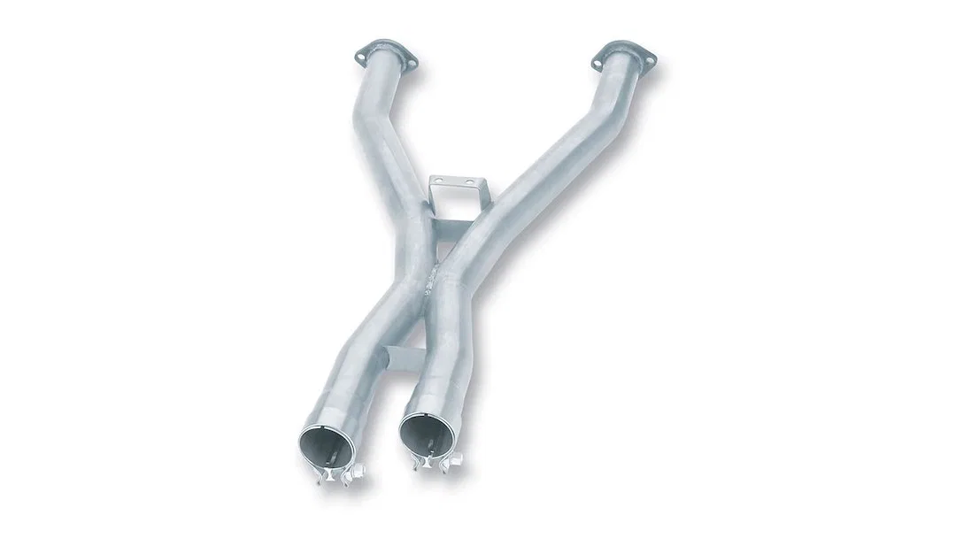 60087 – BORLA Exhaust Crossover Pipe, T-304 Stainless Steel 2-1/2 Inch Diameter Without Converters X-Pipe